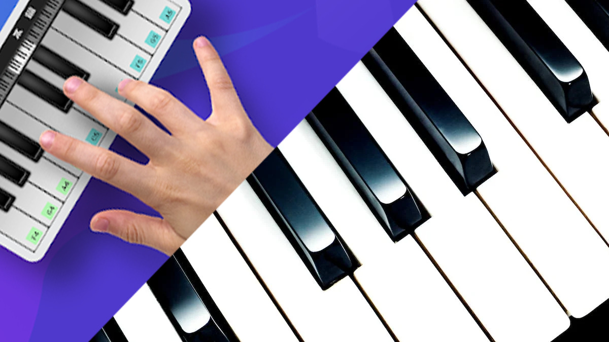 Aplikacja do nauki gry na keyboardzie na telefonie komórkowym Aprender tocar teclado